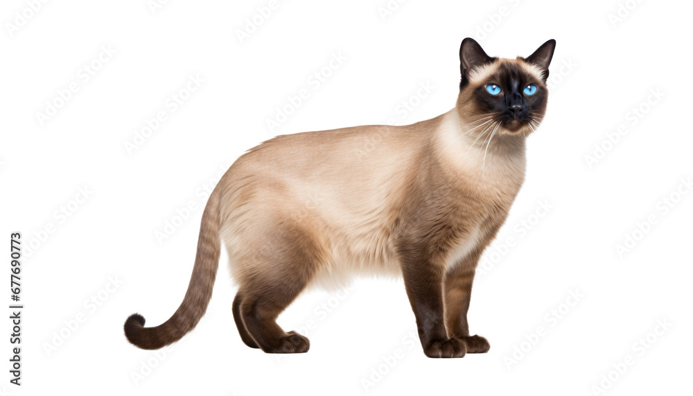 siamese cat isolated on transparent background cutout siamese cat isolated on transparent background cutout
