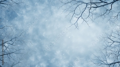 nature blue icy branch frosty illustration tree snow, forest frost, cold sky nature blue icy branch frosty © vectorwin