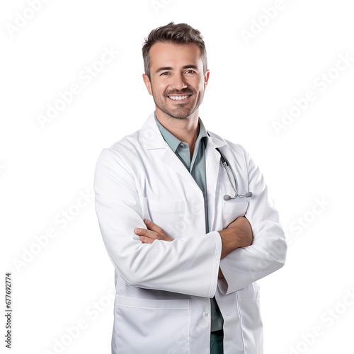 portrait of a smiling doctor