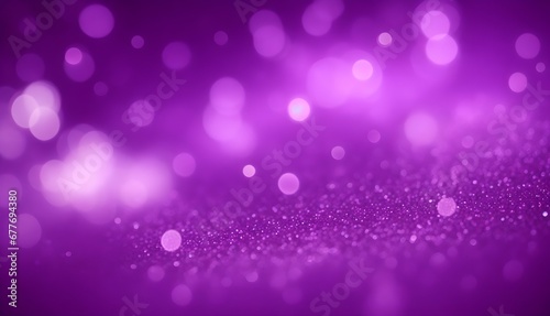 Purple bokeh background. Abstract purple bokeh lights with glittering effect.