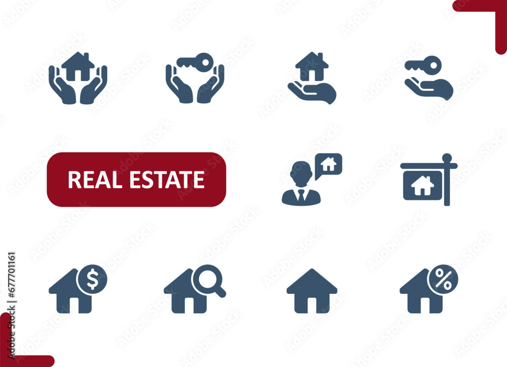 Real Estate Icons. House, Home, Mortgage, Buy, Sell, Realtor Icon Real Estate Icons. House, Home, Mortgage, Buy, Sell, Realtor Icon