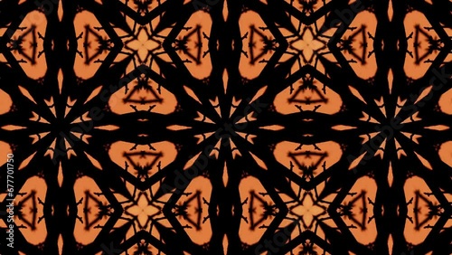 Kaleidoscope ornament mandala motion tile background pattern animation wallpaper