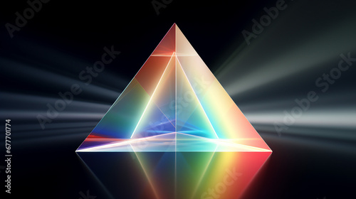 optics physics abstract background with vibrant white light