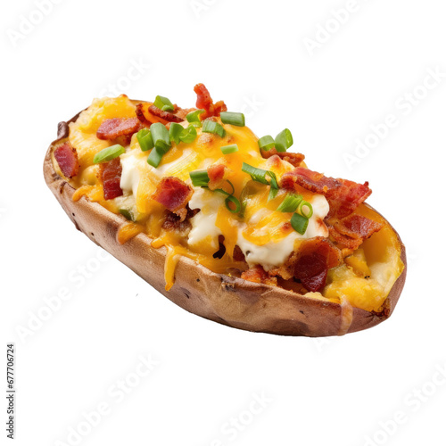 Potato Skins with Bacon and...