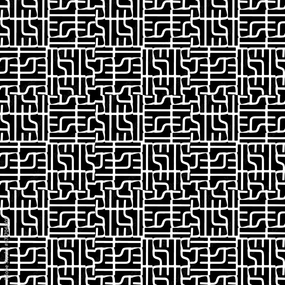 White background with black pattern. Seamless texture for fashion, textile design, on wall paper, wrapping paper, fabrics and home decor. Repeat pattern. White background with black pattern. Seamless texture for fashion, textile design, on wall paper, wrapping paper, fabrics and home decor. Repeat pattern.