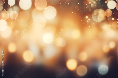 warm abstract bokeh background