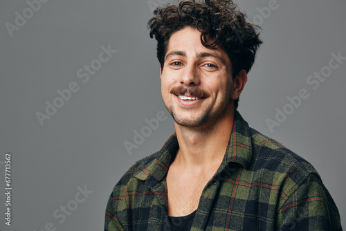 Man face hipster fashion smile portrait © SHOTPRIME STUDIO