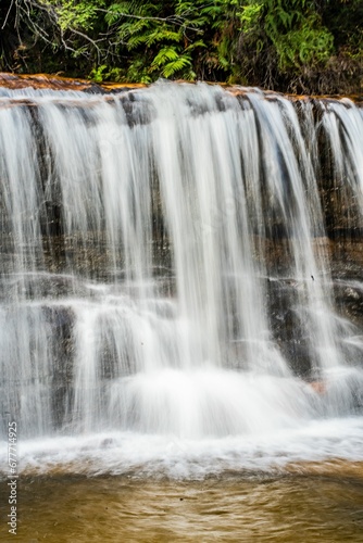 Fototapeta Naklejka Na Ścianę i Meble -  Forest Waterfalls in Blue Mountains, Sydney, Australia