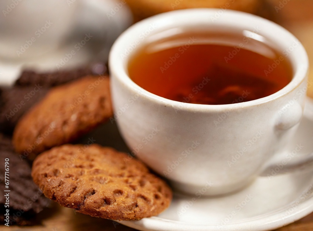 Tea with cookies Tea with cookies