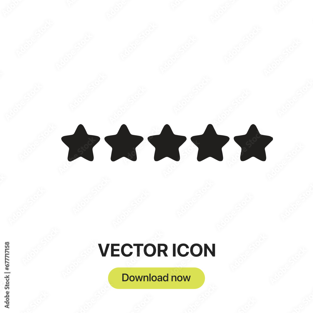 Rating icon vector. Linear-style sign for mobile concept and web design. Rating symbol illustration. Pixel vector graphics - Vector. Rating icon vector. Linear-style sign for mobile concept and web design. Rating symbol illustration. Pixel vector graphics - Vector.