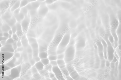 Abstract white transparent water shadow surface texture natural ripple background