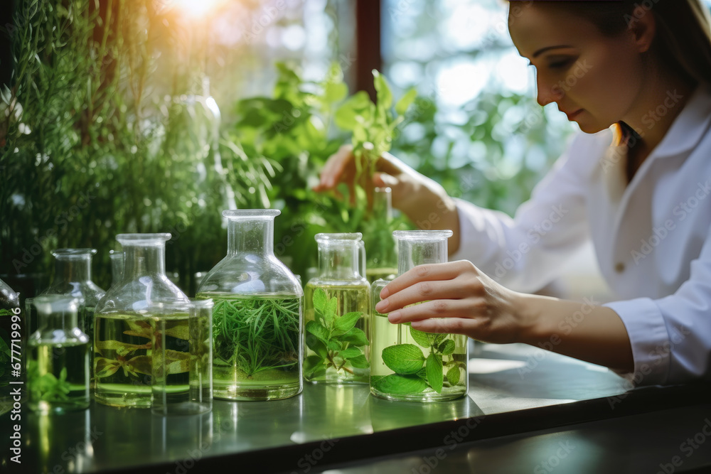 the scientist,dermatologist testing the organic natural cosmetic product in the laboratory.research and development beauty skincare .cream,serum.hand. the scientist,dermatologist testing the organic natural cosmetic product in the laboratory.research and development beauty skincare .cream,serum.hand.
