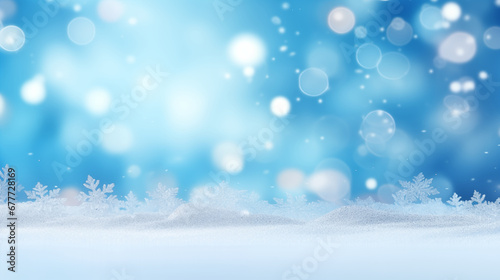 winter holiday abstract light white background for product presentation © SixthSense