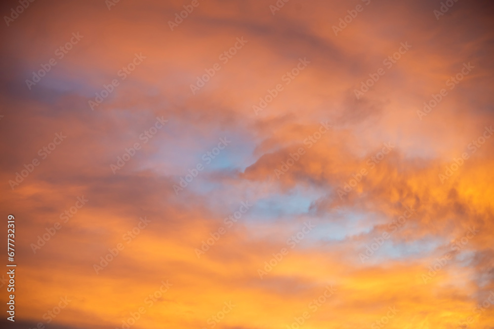 Beautiful dramatic  sky background with clouds and sunset view wallpaper dramatic colors