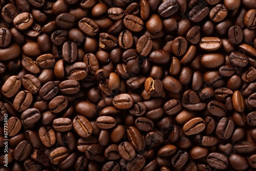Coffee brown beans background, roasted black coffee beans, aroma coffee drink, dark espresso, coffee morning atmosphere, Italian coffee aroma 