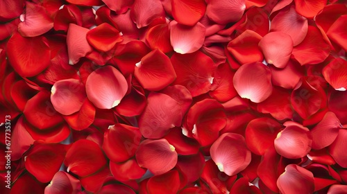  a large amount of red petals on a white background with a blue sky in the middle of the petals is a large amount of red petals on a white background with a blue sky in the middle.