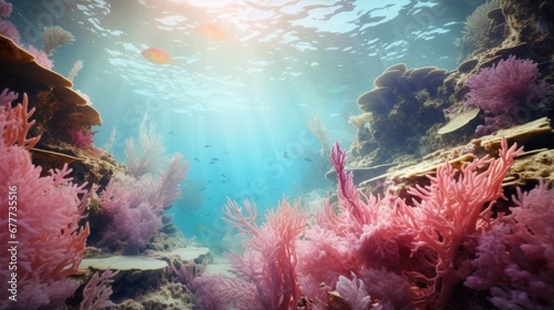 Coral Reefs Under the Sea Landscape Photography