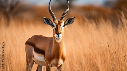 impala antelope in kruger national park photo