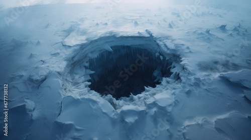 Hole in the middle of Antarctica Landscape Photography