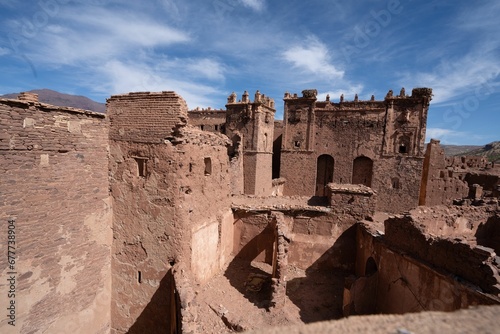 Beautiful view of Kasbah fortress © Wirestock
