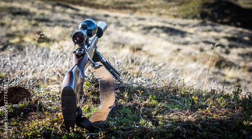 Hunting rifle photo