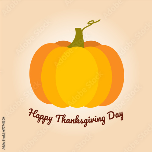 Happy Thanksgiving Day pumpkin pie and pumpkin vector card celebration harvest day cornucopia