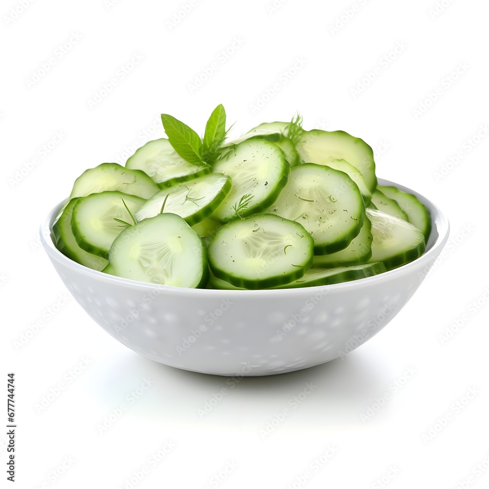 bowl of cucumbers bowl of cucumbers