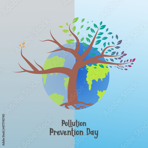 vector national pollution prevention day designs
