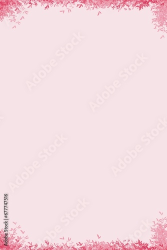 pink background with flower 