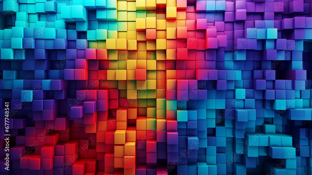 Abstract 3d Background. Generated with Midjourney AI V5.2