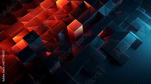 Abstract 3d Background. Generated with Midjourney AI V5.2