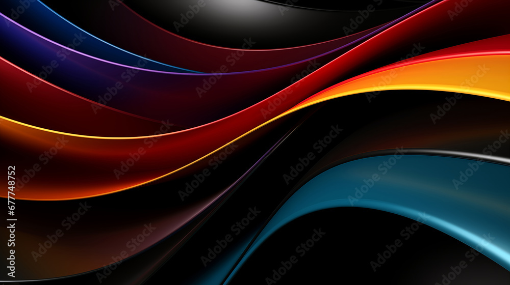 Abstract 3d Background. Generated with Midjourney AI V5.2