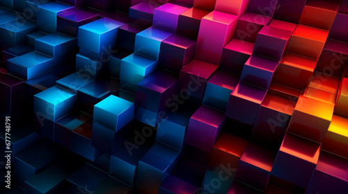 Abstract 3d Background. Generated with Midjourney AI V5.2