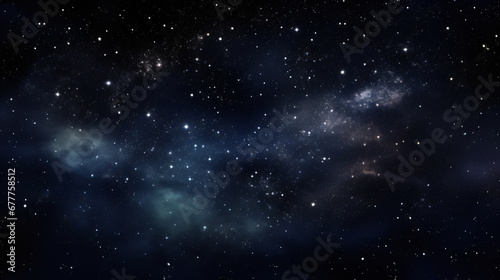 Starry night sky  star gazing  night sky full of stars  deep space sky