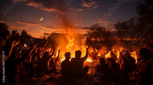 Lohri A Festival of Bonfire, Popcorn, and Peanuts © SujithShalitha