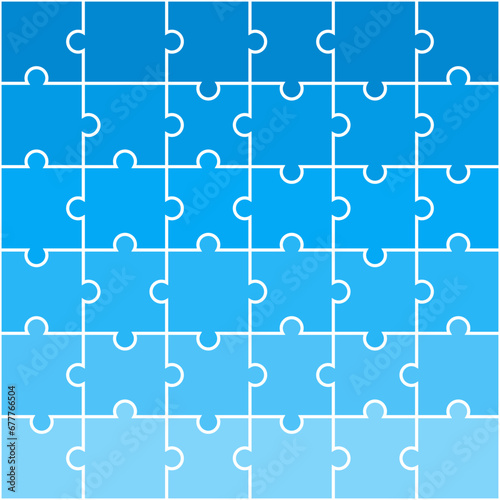 Blue shade jigsaw pattern. jigsaw line pattern. jigsaw seamless pattern. Decorative elements, clothing, paper wrapping, bathroom tiles, wall tiles, backdrop, background.