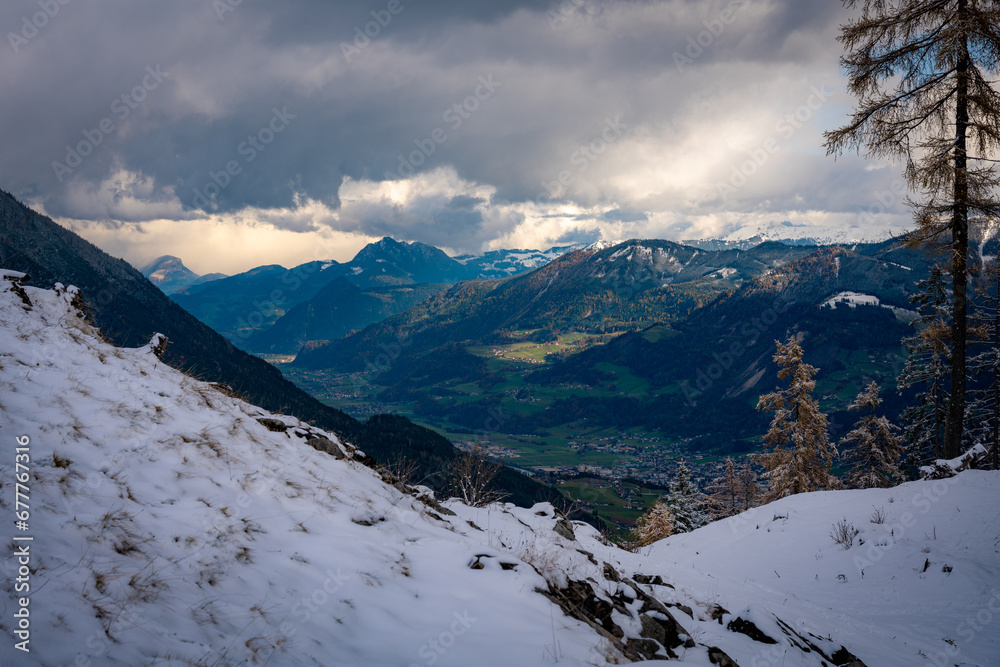 Berge, Alpen, Schnee, wandern, Tirol
