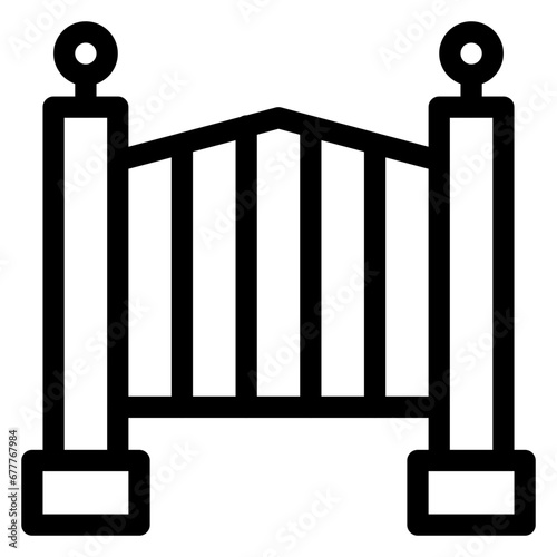 gate vector design icon.svg