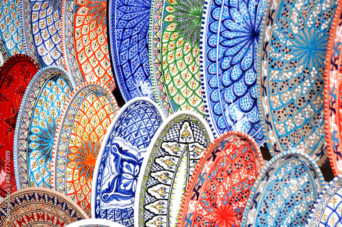 Arabesques, colors and fantasy in Tunisian ceramics - Tunis photo