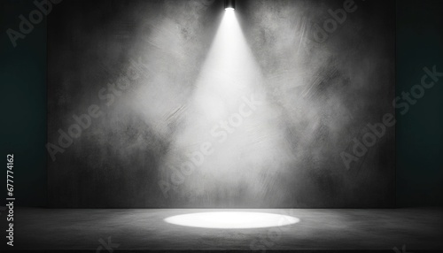 Spotlight on Empty Stage