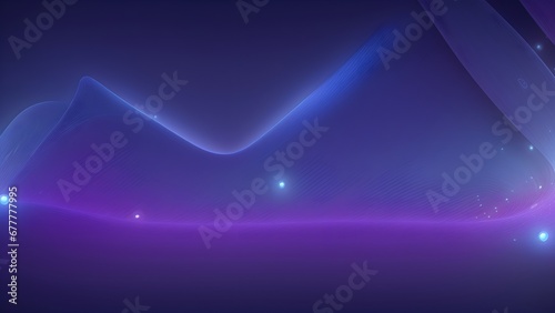 Digital purple particles wave and light abstract background with shining dots stars. abstract background with glowing lines and particles.