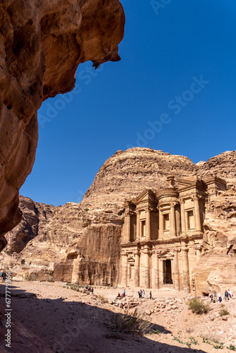 The Monastery building in Petra, Jordania