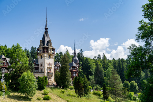 Peleș Castle in Transylvania, Romania