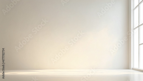 A minimalistic abstract light pearl color background designed for product presentation.