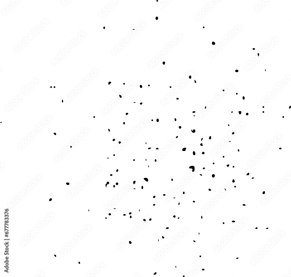 Splashed paint stain, splash texture of small particles. Uneven ink droplets, grunge effect.
