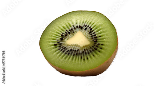 Kiwi on transparent background, fruit on white background, fruit commercial photography
