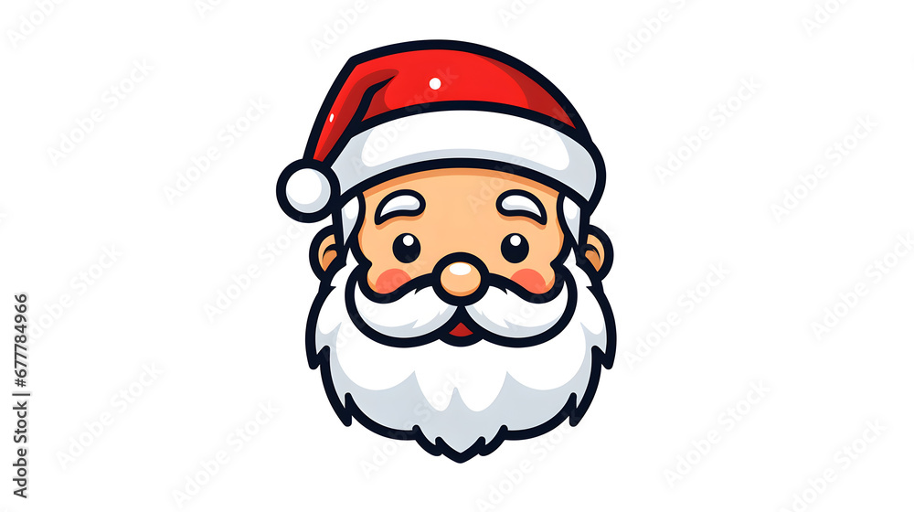 cartoon illustration of a happy santa claus cartoon illustration of a happy santa claus