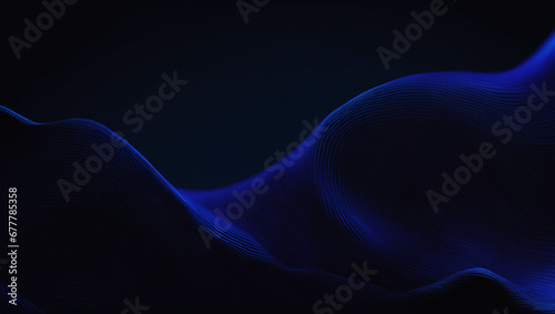 A mesmerizing Dark Blue Purple glowing grainy gradient background with a black noise texture, perfect for a poster, header, or banner design.