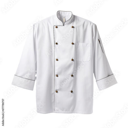 Professional Chef Uniform on Transparent Background