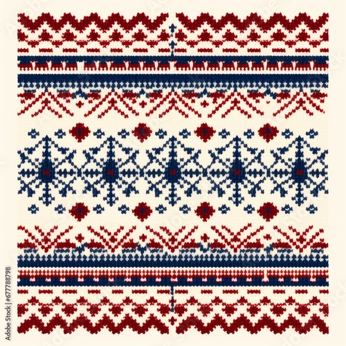 Nordic knitting pattern 